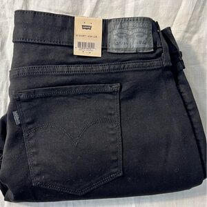Levi's Black Jeans 711 Skinny